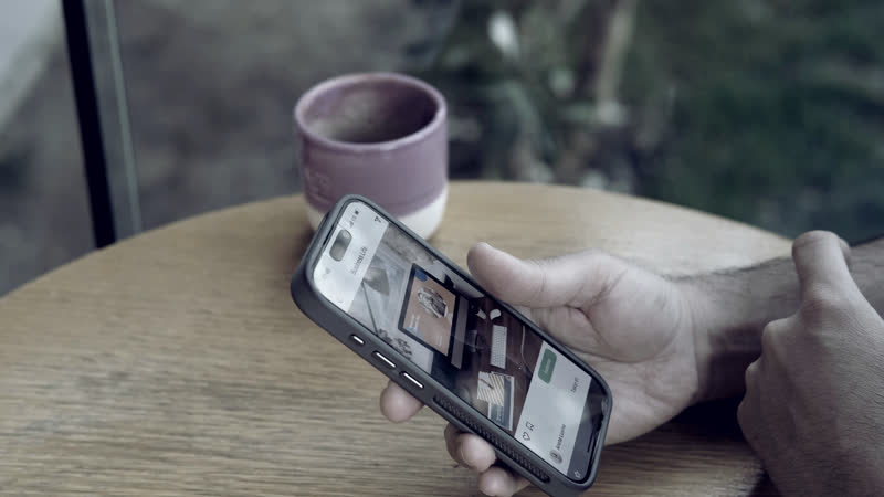 Two people opening an account at a table